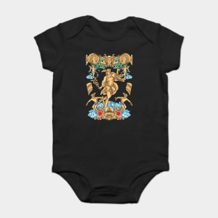 HERMES SEND MESSAGES Baby Bodysuit